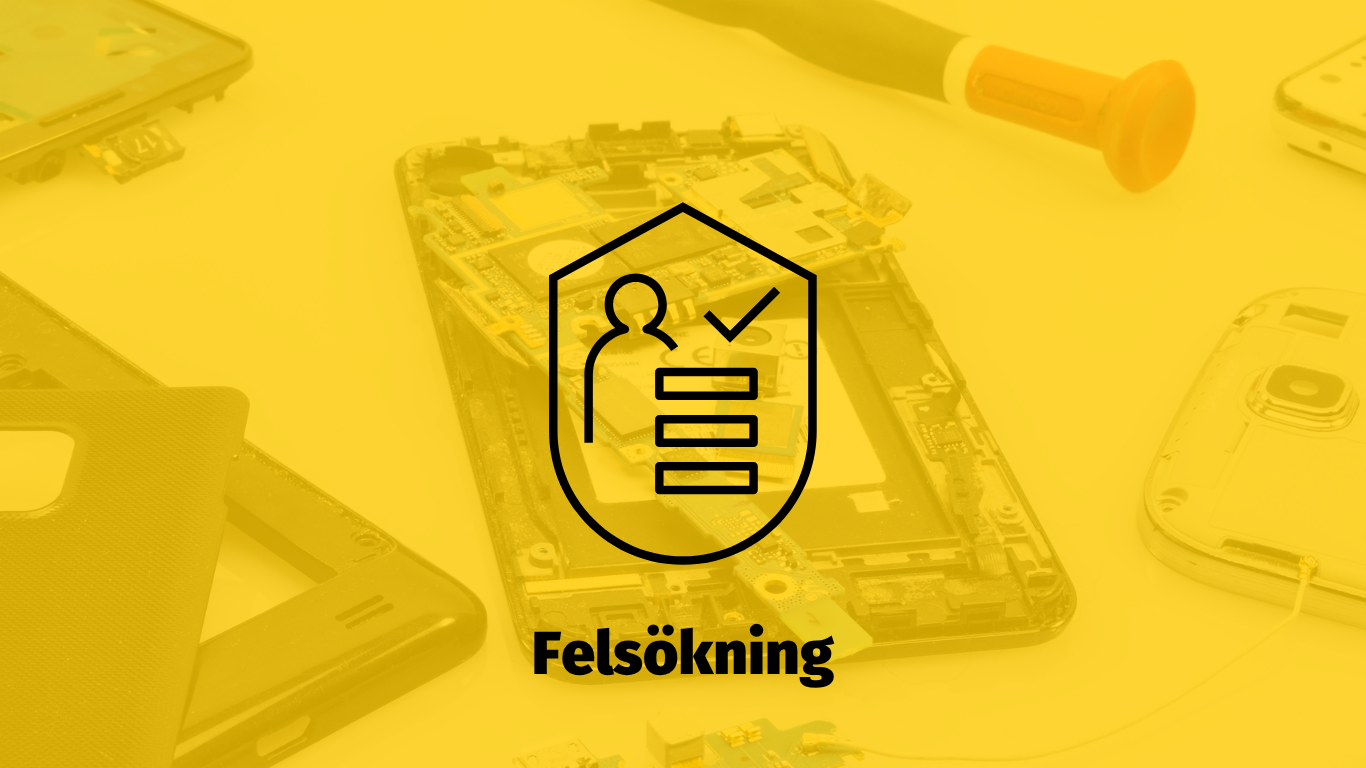 Felsökning av enhet